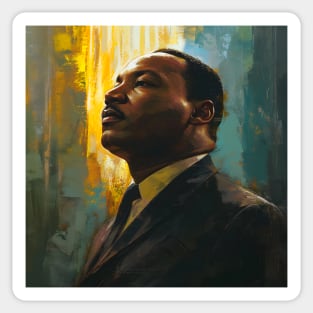 Inspire Unity: Festive Martin Luther King Day Art, Equality Designs, and Freedom Tributes! Sticker